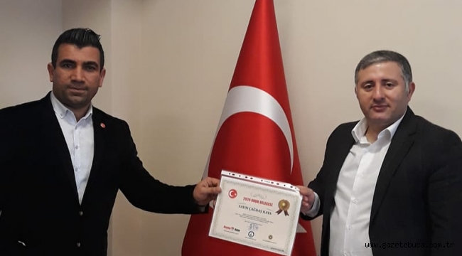 ÇAĞDAŞ KAYA ÖDÜLÜNÜ ALDI