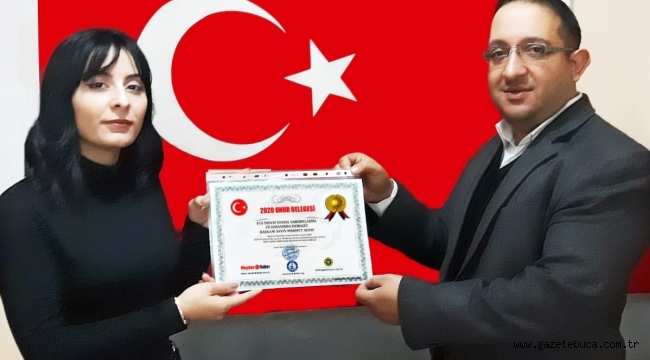 EGE İNSANİ YARDIMLAŞMA DERNEĞİ ÖDÜLÜNÜ ALDI