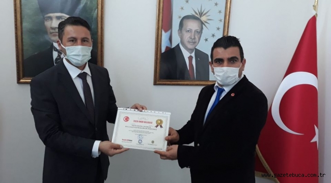 ENGİN ÇALIŞKAN ÖDÜLÜNÜ ALDI