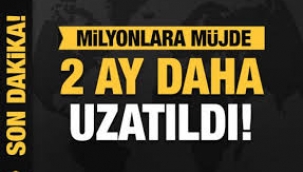 İşten çıkarma yasağı 2 ay daha uzatıldı