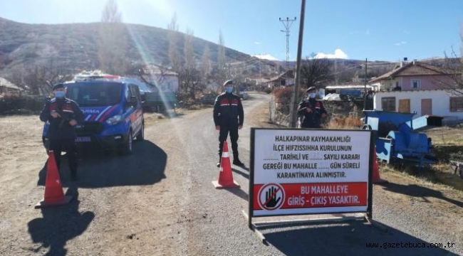 Konya'da bir mahalle karantinaya alındı