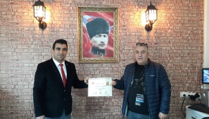 ORHAN KALKAN ÖDÜLÜNÜ ALDI