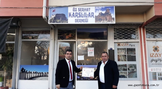 ÖZ SERHAT KARSLILAR DERNEĞİ ÖDÜLÜNÜ ALDI