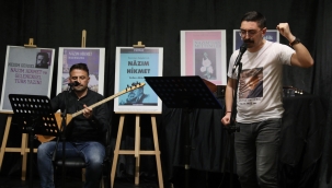 "Mavi Gözlü Dev" Buca'da unutulmadı Ölümsüz Şair Nazım Hikmet 119. doğum yılında Buca'da anıldı