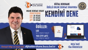 Online eğitim sürecinde Bucalı gençlere sınav desteği