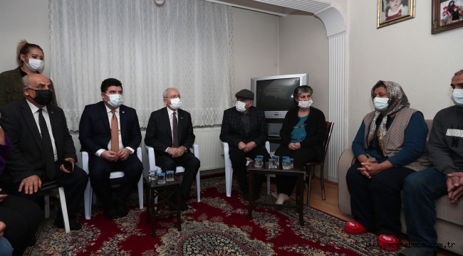 CHP Lideri Kılıçdaroğlu'ndan selde yaşamını yitirenlere taziye ziyareti