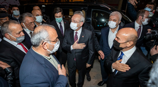 Kılıçdaroğlu ve Soyer şehit ailesini ziyaret etti