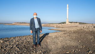 Rekor yağışların ardından Tahtalı'da seviye yükseldi