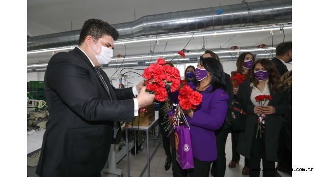 Başkan Kılıç'tan Buca'nın emekçi kadınlarına 8 Mart ziyareti