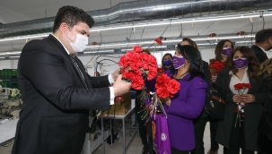 Başkan Kılıç'tan Buca'nın emekçi kadınlarına 8 Mart ziyareti