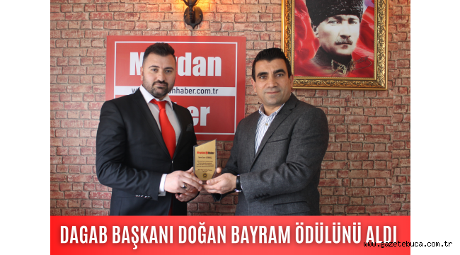 DAGAB BAŞKANI BARBAROS DOĞAN BAYRAM ÖDÜLÜNÜ ALDI 