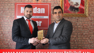 DAGAB BAŞKANI BARBAROS DOĞAN BAYRAM ÖDÜLÜNÜ ALDI