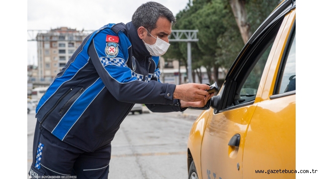 İzmir'de zabıta ekipleri koronavirüs denetiminde