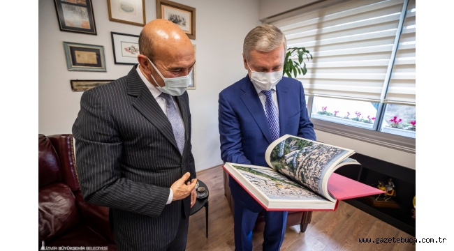 Moskova Hükümet Bakanı Cheremin'den Soyer'e ziyaret