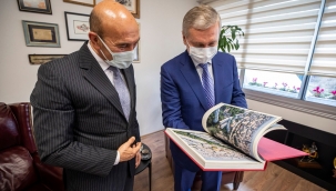 Moskova Hükümet Bakanı Cheremin'den Soyer'e ziyaret