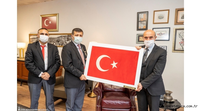 Şehit ve gazi derneklerinden Başkan Soyer'e ziyaret