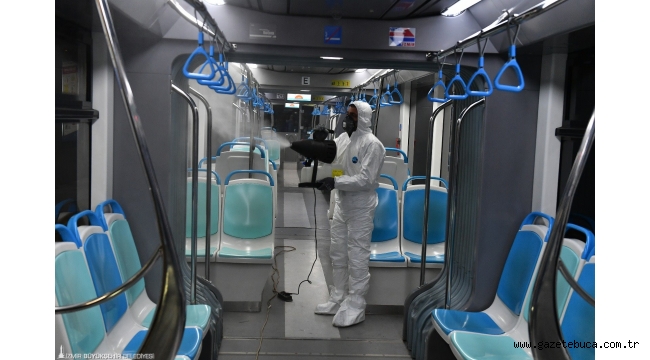 Toplu ulaşım araçlarına gün boyu dezenfeksiyon