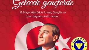 19 MAYIS ATATÜRK'Ü ANMA GENÇLİK VE SPOR BAYRAMIMIZ KUTLU OLSUN.