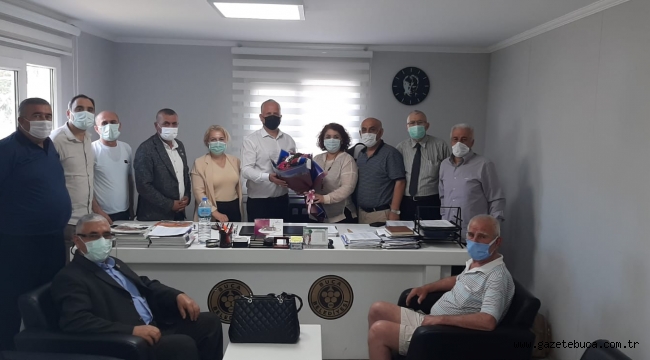 BUCA'LI MUHTARLARDAN TOPAÇ'A ZİYARET