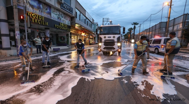 Buca'nın caddeleri tam kapanma sonrasına hazır