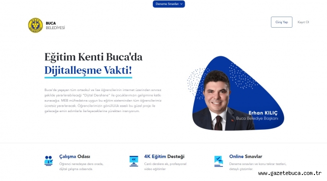 Buca'nın KPSS adaylarına ücretsiz çevrim içi dershane