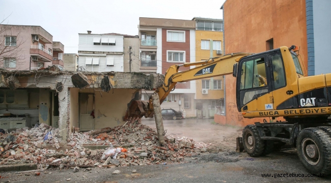 Buca'nın metruk binalarına nefes aldıran dokunuş