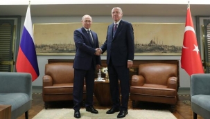 Cumhurbaşkanı Erdoğan, Putin ile Filistin'i görüştü