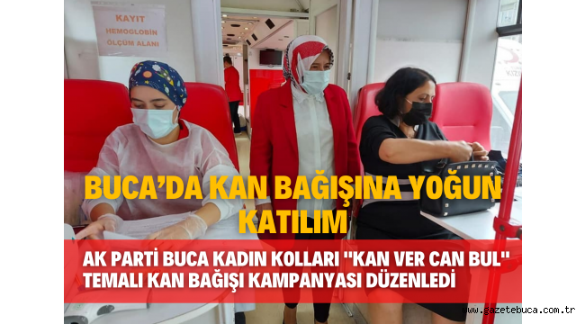 Buca'da Kan Bağışına yoğun katılım