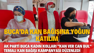 Buca'da Kan Bağışına yoğun katılım