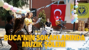 Buca'nın sokaklarında müzik şöleni