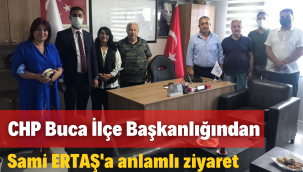 CHP Buca İlçe Başkanlığı'ndan 6.Sanayi Sitesi Koruma Güzelleştirme ve Geliştirme Derneği Başkanı Sami Ertaş'a Ziyaret