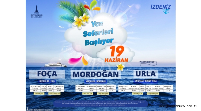 ​Denizde yaz seferleri başlıyor