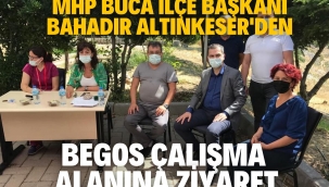MHP BUCA'DAN BEGOS ÇALIŞMA ALANINA ZİYARET