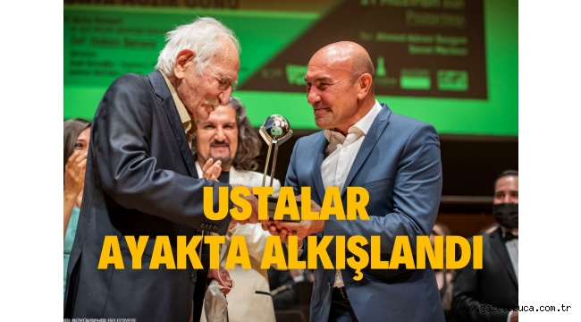 Ustalar ayakta alkışlandı