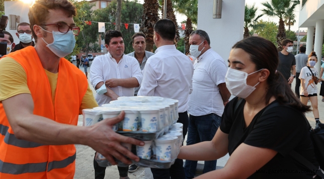 Başkan Kılıç Manavgat'ta yangın bölgesinde