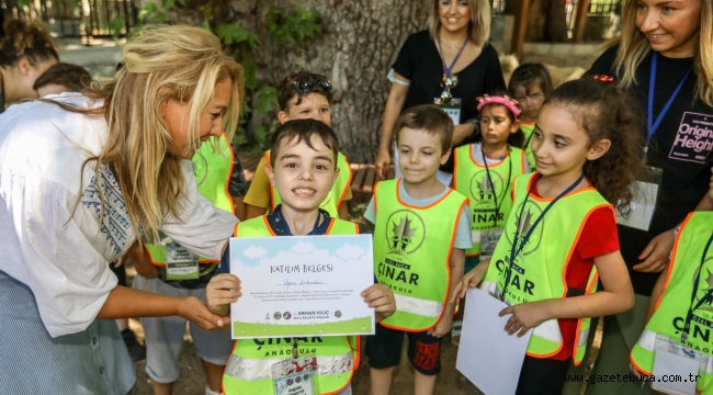 Buca'nın minikleri doğa kampında