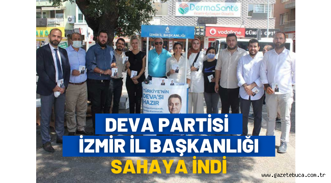 Deva Partisi İzmir İl Başkanlığı Sahaya İndi