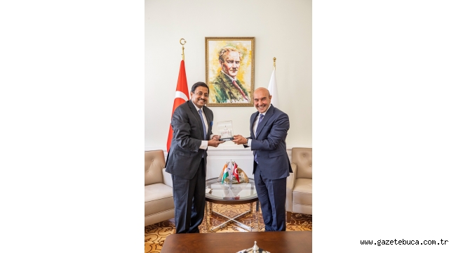 Başkan Soyer, Hindistan Büyükelçisi Panda'yı ağırladı