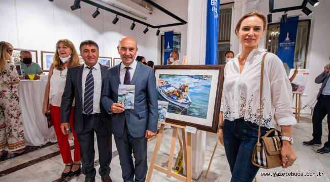 Başkan Soyer Türk ve yabancı ressamların sergisine katıldı