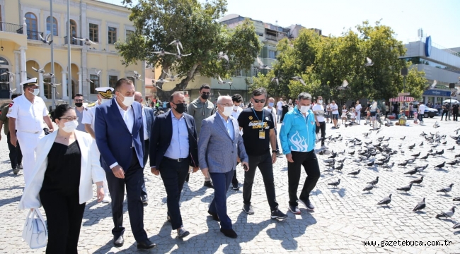 Buca Kaymakamı Mahmut Nedim Tunçer, Turkcell Granfondo İzmir Bisiklet yarışı'na katıldı