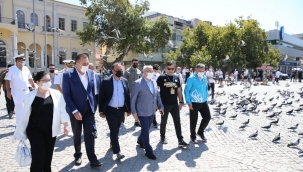 Buca Kaymakamı Mahmut Nedim Tunçer, Turkcell Granfondo İzmir Bisiklet yarışı'na katıldı