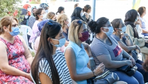 Bucalı annelere bebek besleme eğitimi