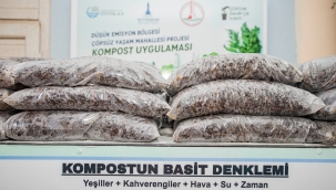 Sebze ve meyve atıkları organik gübreye dönüşüyor