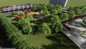  Yeşil alan da var, futbol sahası da