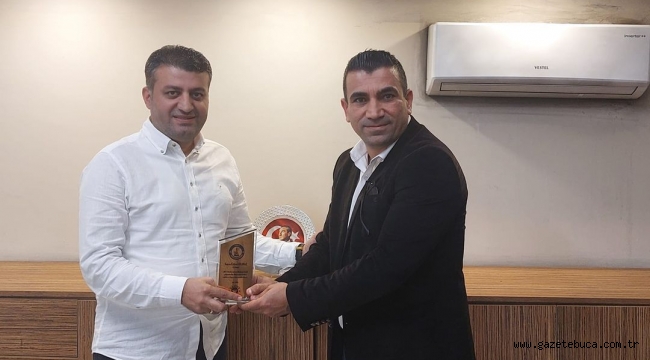 ERKAN YILMAZ ÖDÜLÜNÜ ALDI