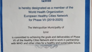 İzmir Avrupa Sağlıklı Şehirler Ağı'na üyeliğini sürdürüyor