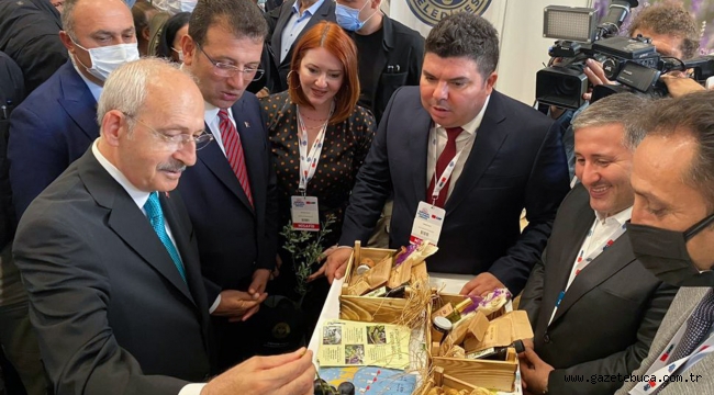 Kılıçdaroğlu Tarım Zirvesi'nde Buca standını gezdi