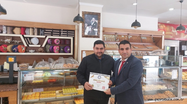 İNCELER PASTACILIK ÖDÜLÜNÜ ALDI