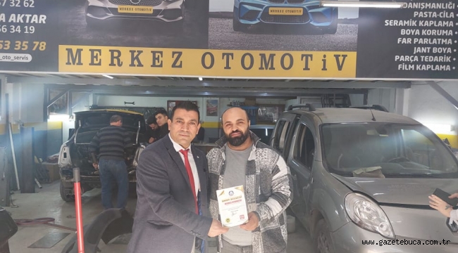 MERKEZ OTOMOTİV ÖDÜLÜNÜ ALDI