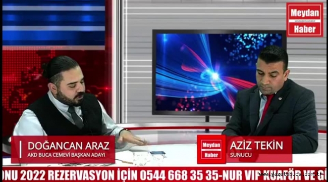 DOĞANCAN ARAZ CANLI YAYIN KONUĞUMUZDU